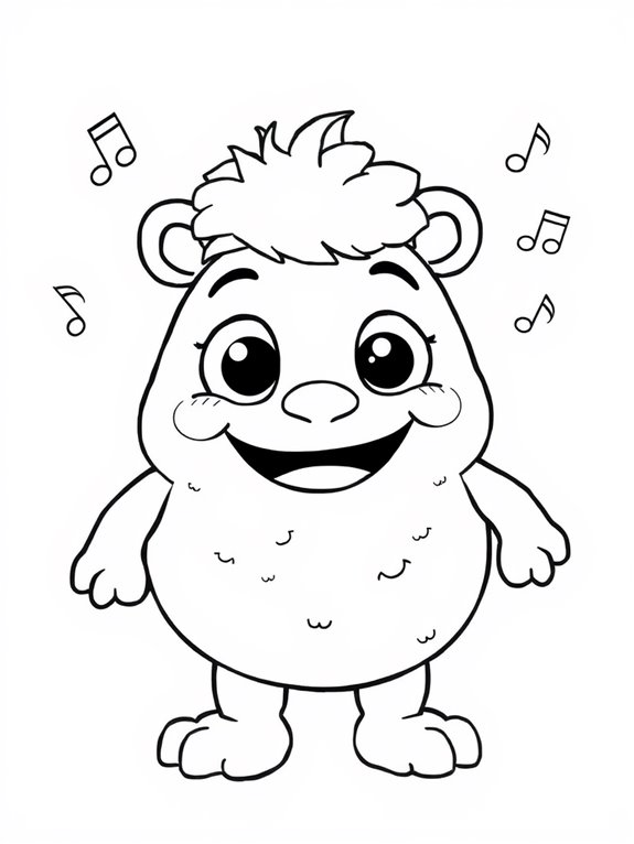 pummel themed coloring page