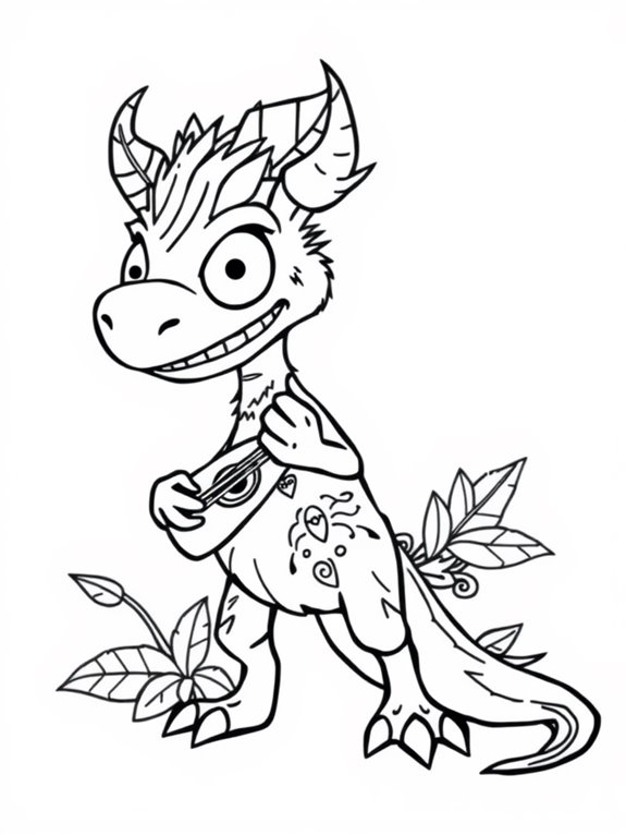 riff art coloring activity