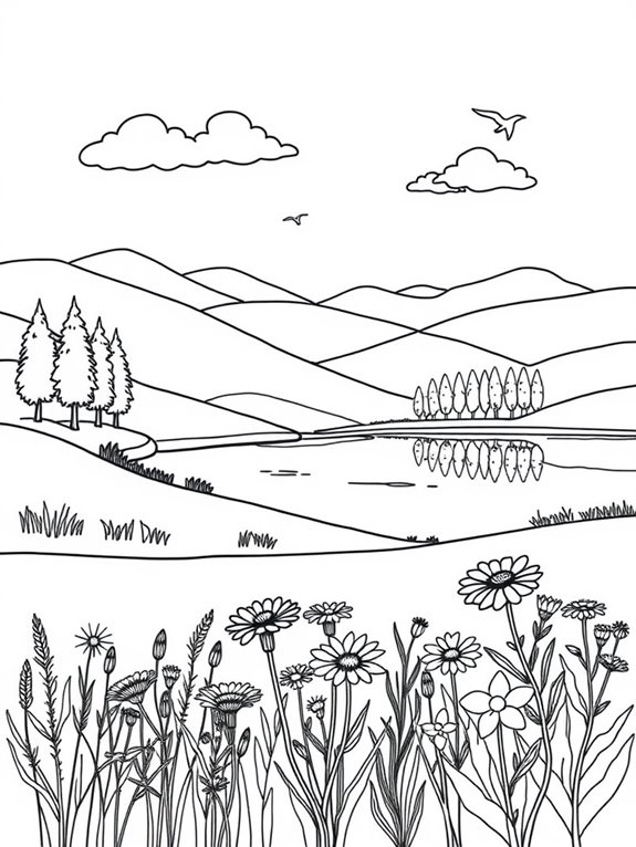 serene art for relaxation