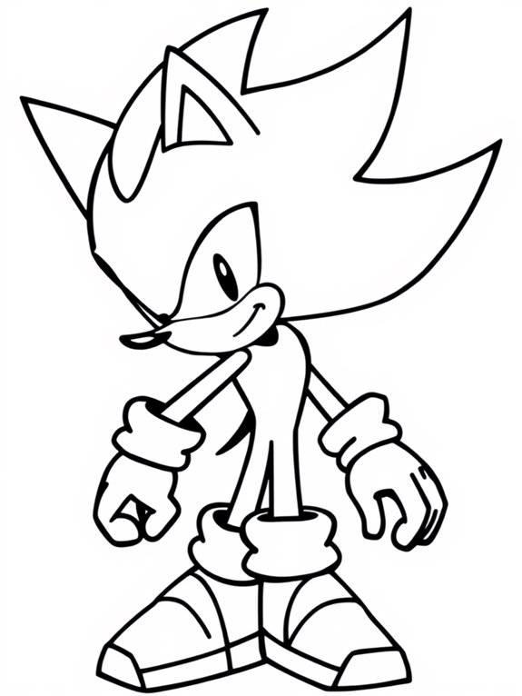shadow the hedgehog silhouette