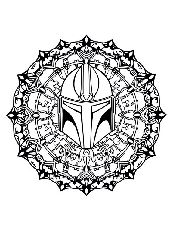 star wars themed coloring page
