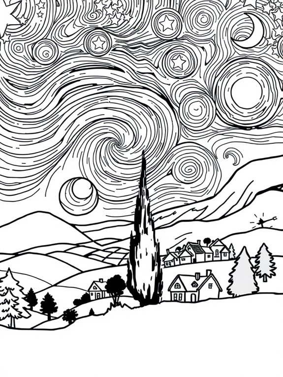 starry night spirit art