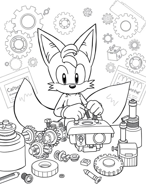 tails constructing a gadget