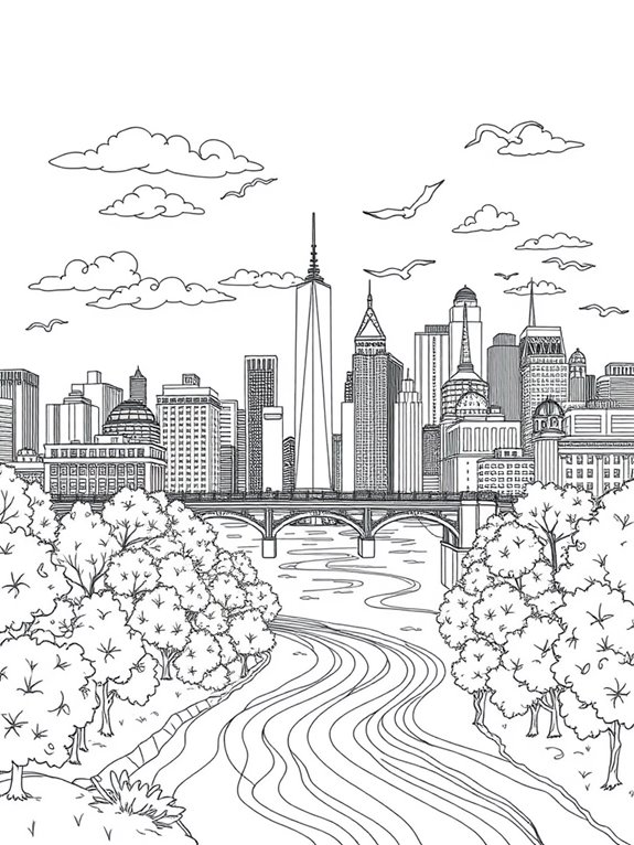 taylor swift cityscape coloring