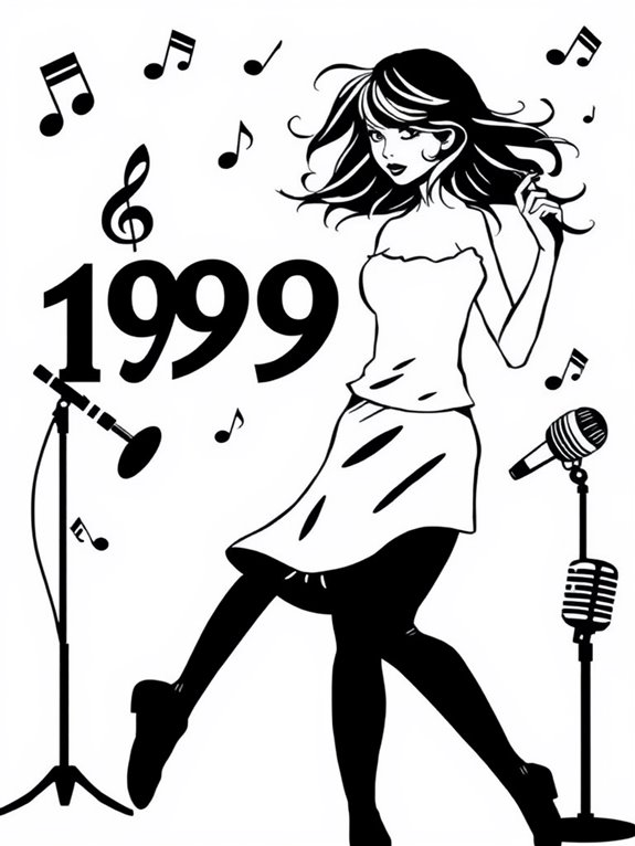 taylor swift coloring page