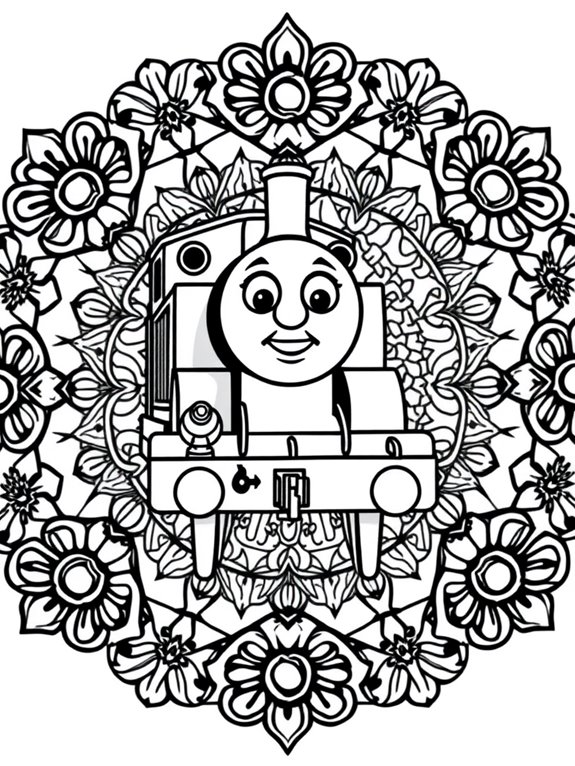 thomas and friends mandala
