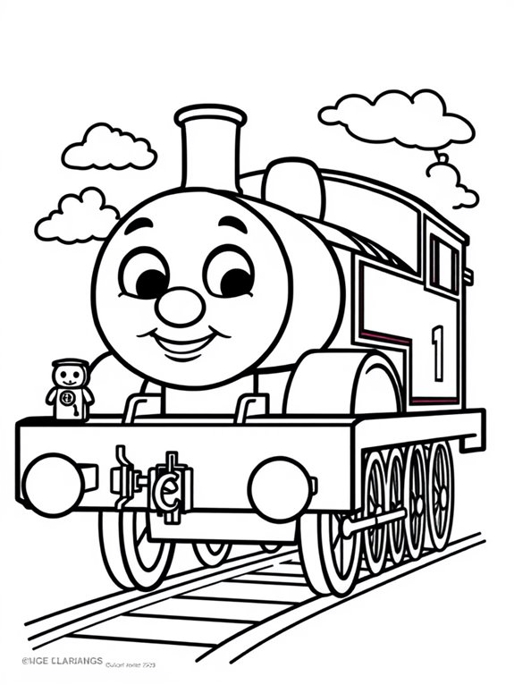 thomas the tank engine coloring