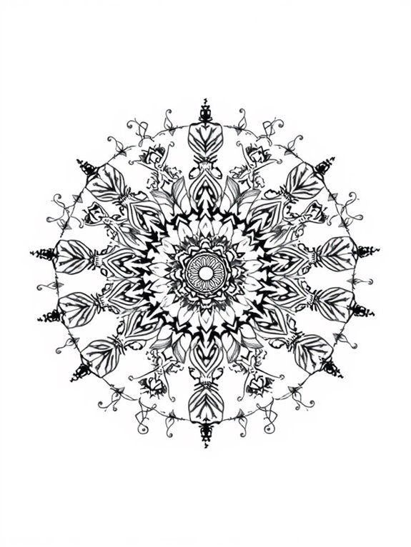 warrior cat mandala art