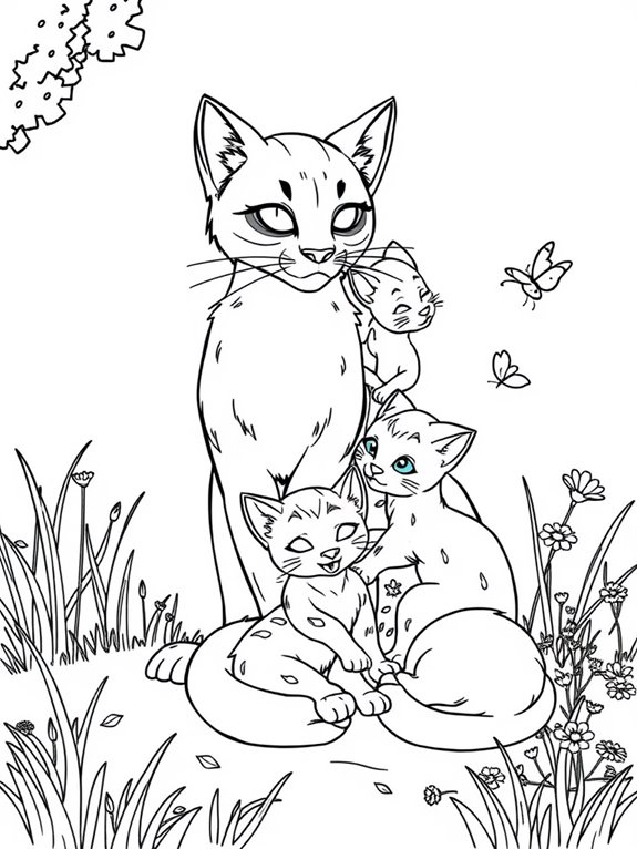 warrior cats family art