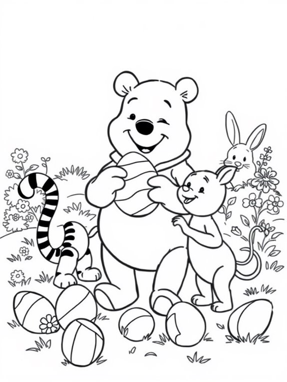 winnie the pooh coloring page