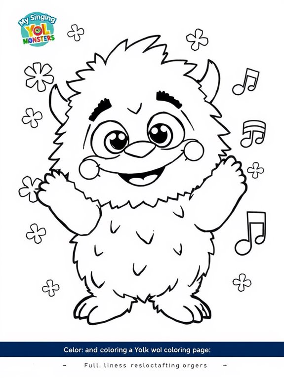 yool themed coloring page