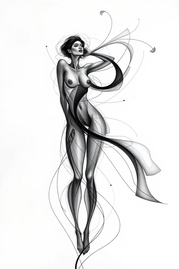 abstract human form exploration