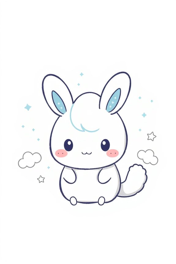 adorable beginner character illustration