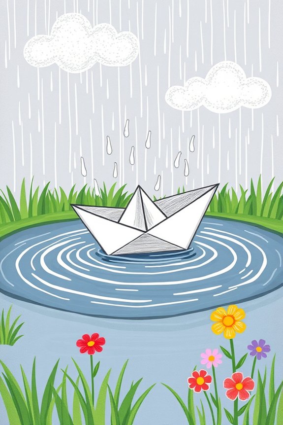 animating lively paper boats