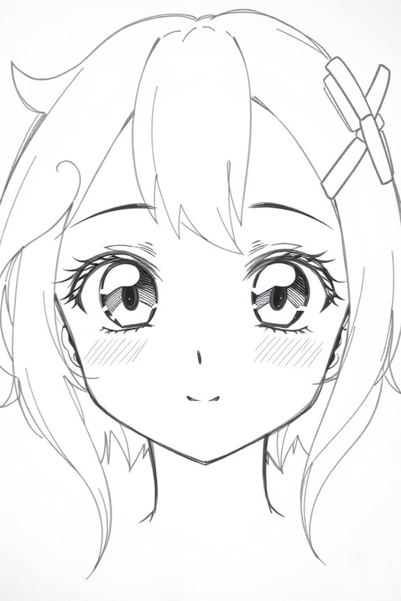 anime face sketch tutorial