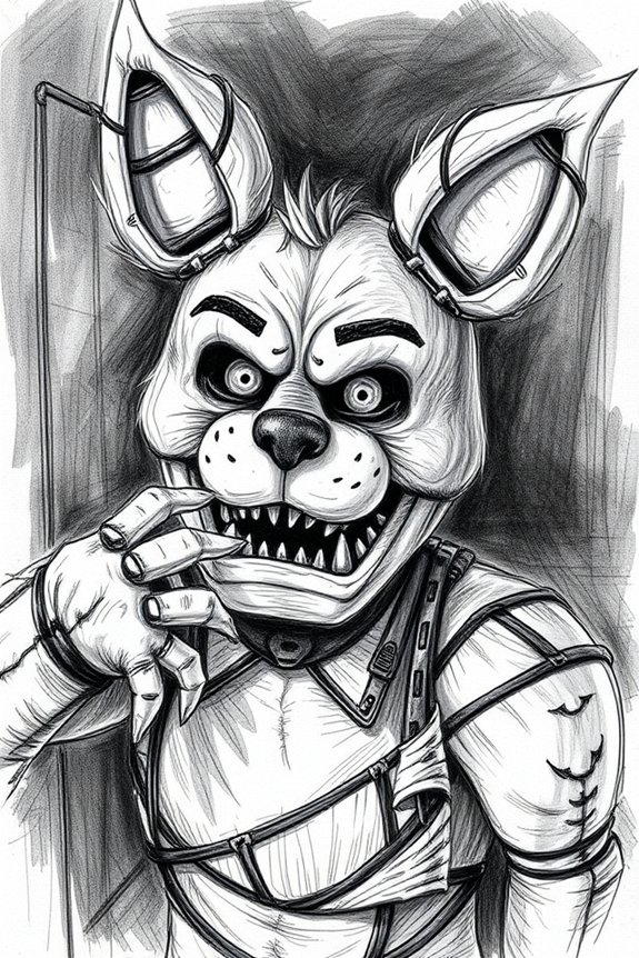 artistic exploration of springtrap