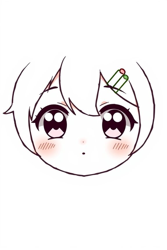 beginner anime face drawing
