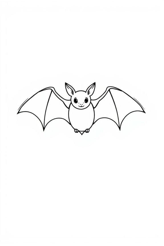 beginner bat drawing project