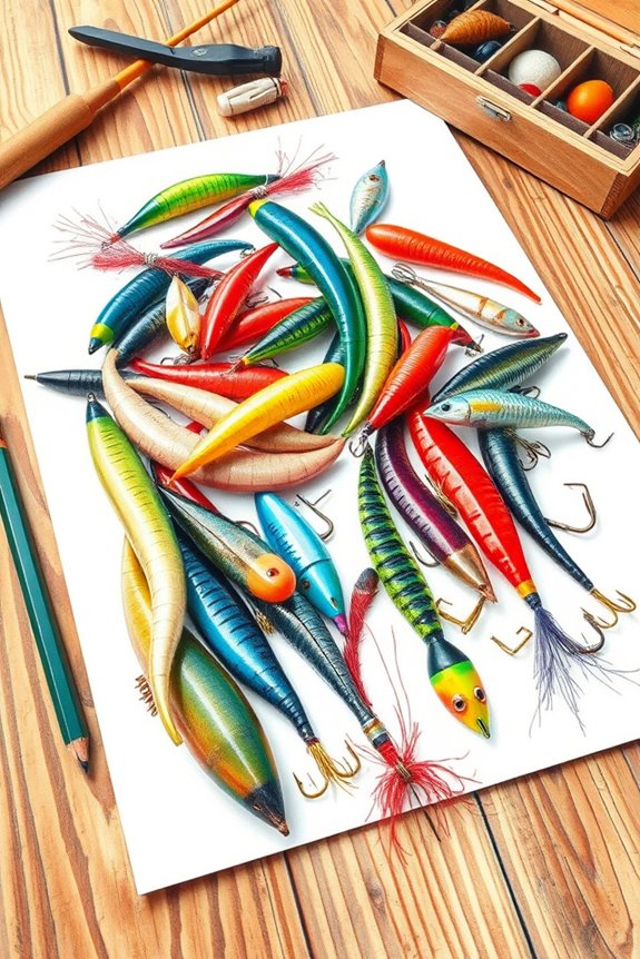 beginner fishing bait art