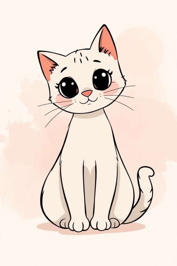 beginner friendly cat drawing
