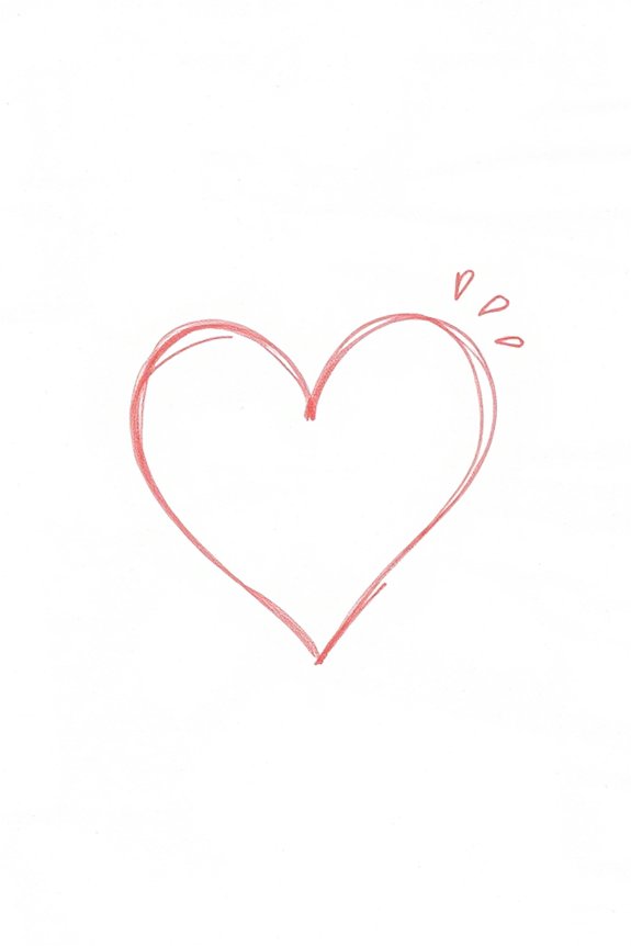 beginner friendly heart drawing