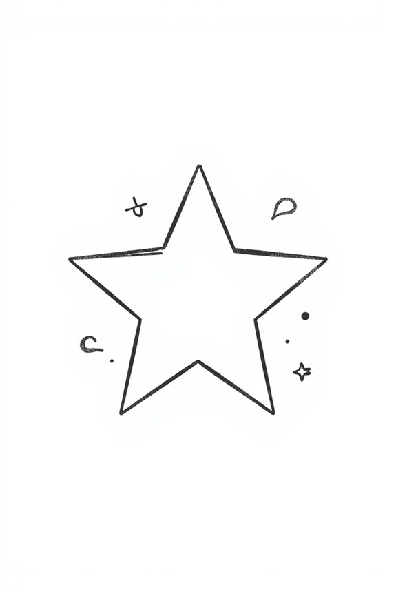 beginner friendly star drawing