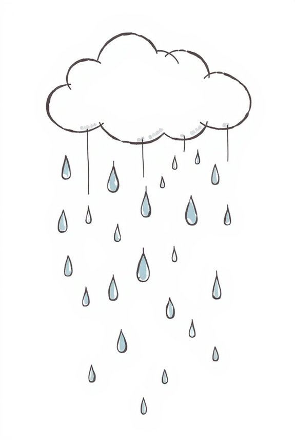 beginner raindrop drawing project
