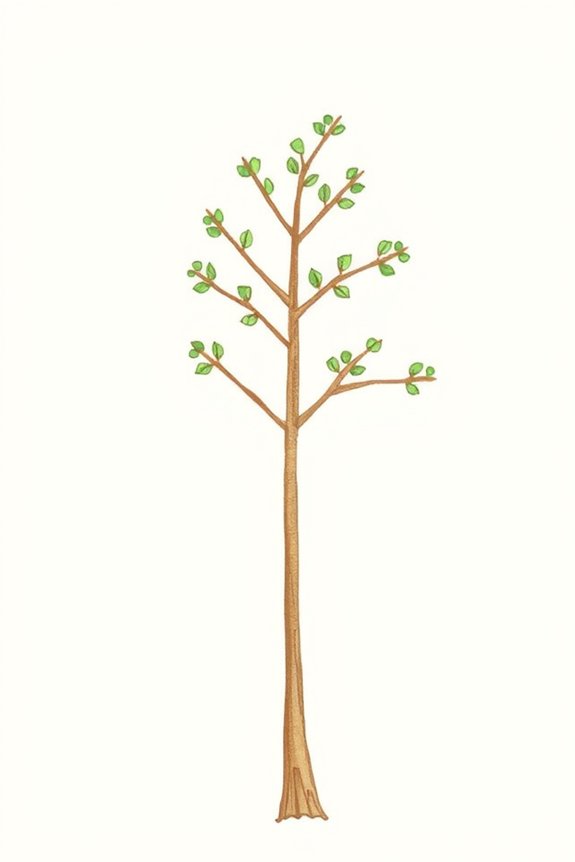 beginner tree drawing project