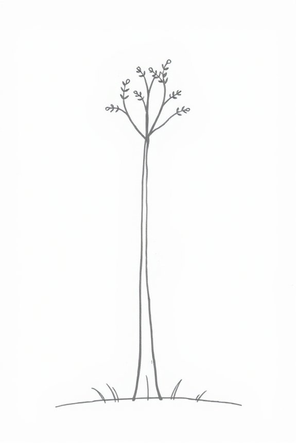 beginner tree drawing project