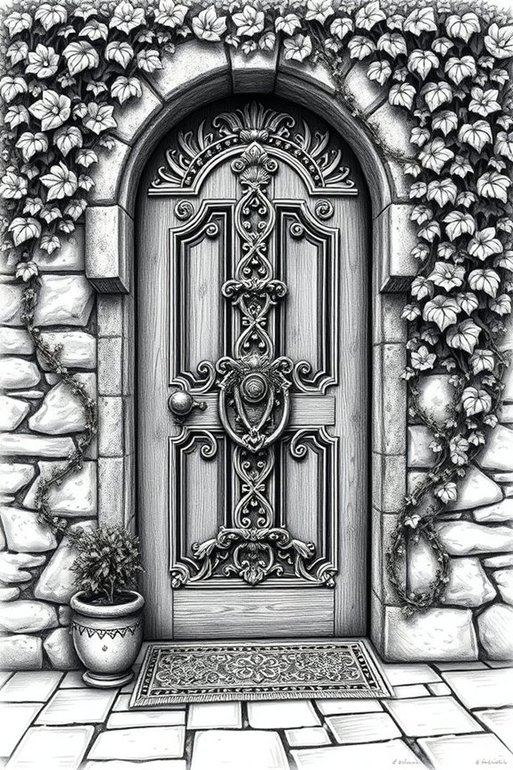 black and white contrast artistry