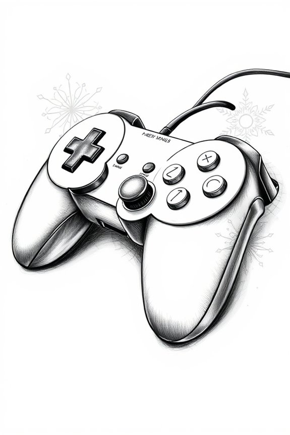 black and white illustrations