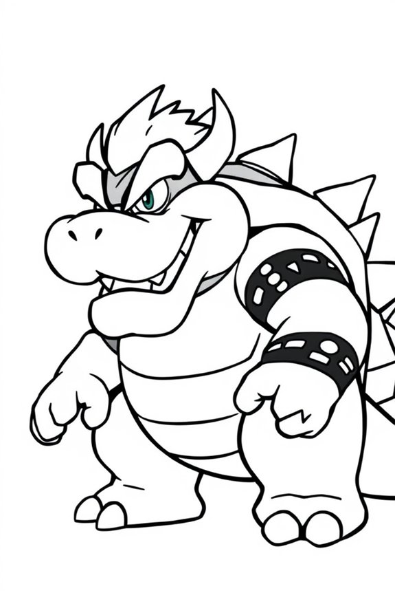 bowser line drawing project