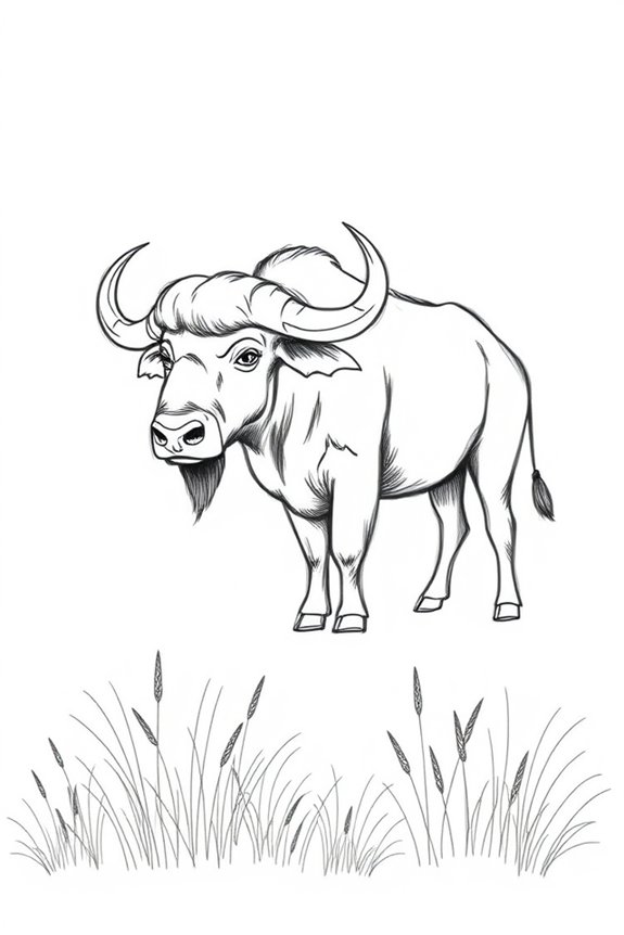 buffalo sketching for beginners