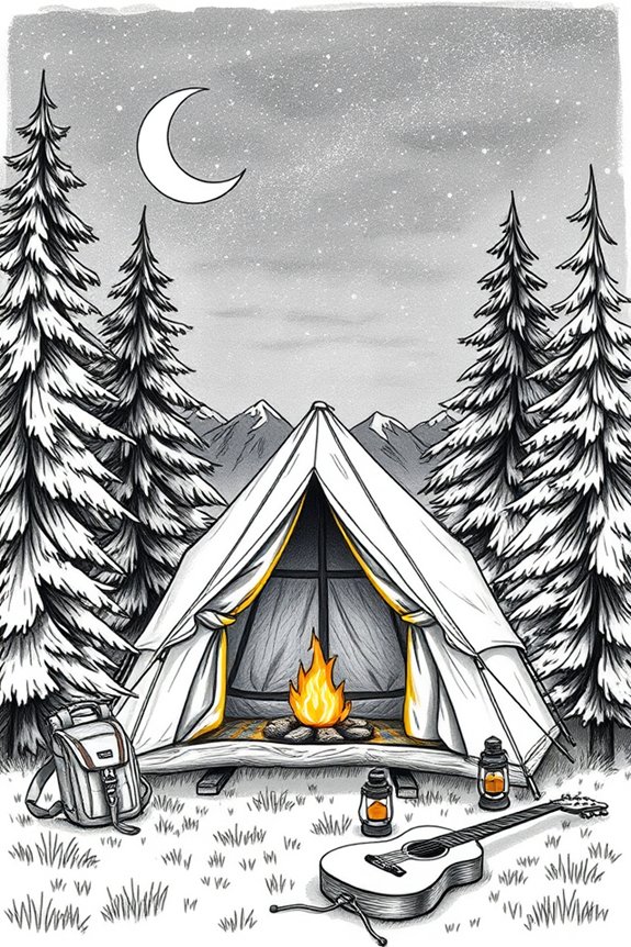 camping adventure sketch project