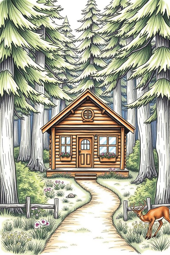 charming cabin in nature