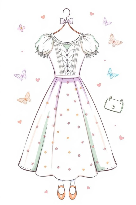 charming playful dress design