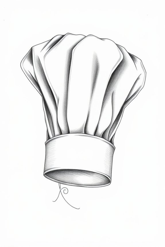 chef hat drawing project