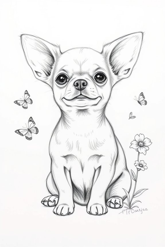 chihuahua personality through art