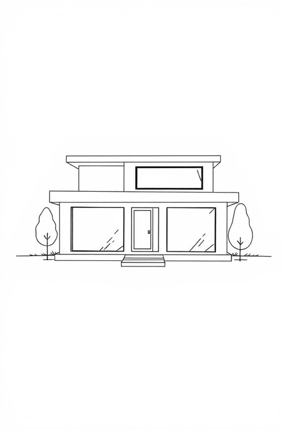 clean lines simple shapes