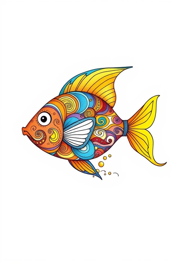 colorful aquatic creativity project