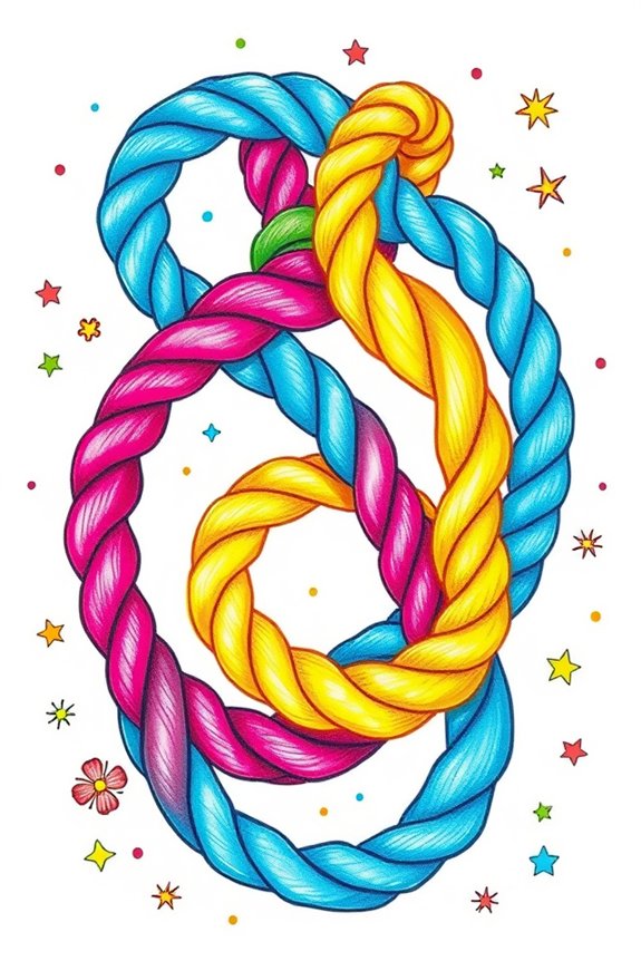 colorful artistic expression project