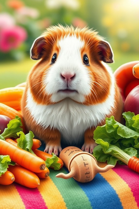 colorful guinea pig art
