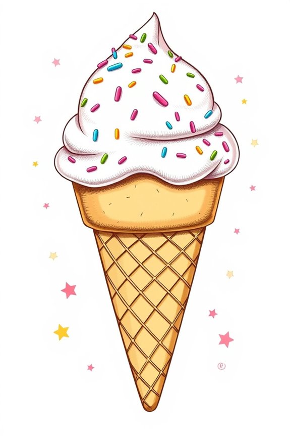 colorful ice cream delight