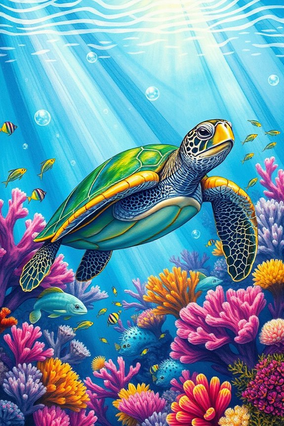 colorful marine life project