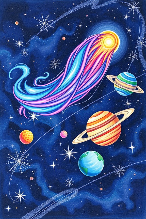 cosmic drawing project idea