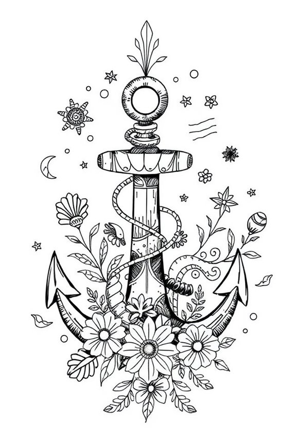 creative anchor doodle project