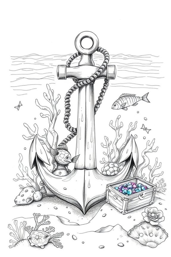 creative anchor sketching project
