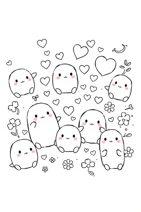 creative black and white doodle