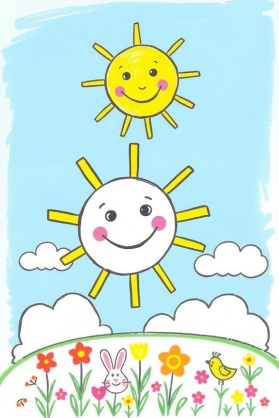 creative kids sunshine art