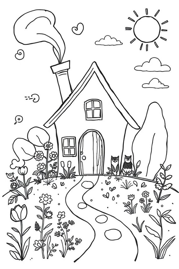 creative line drawing project